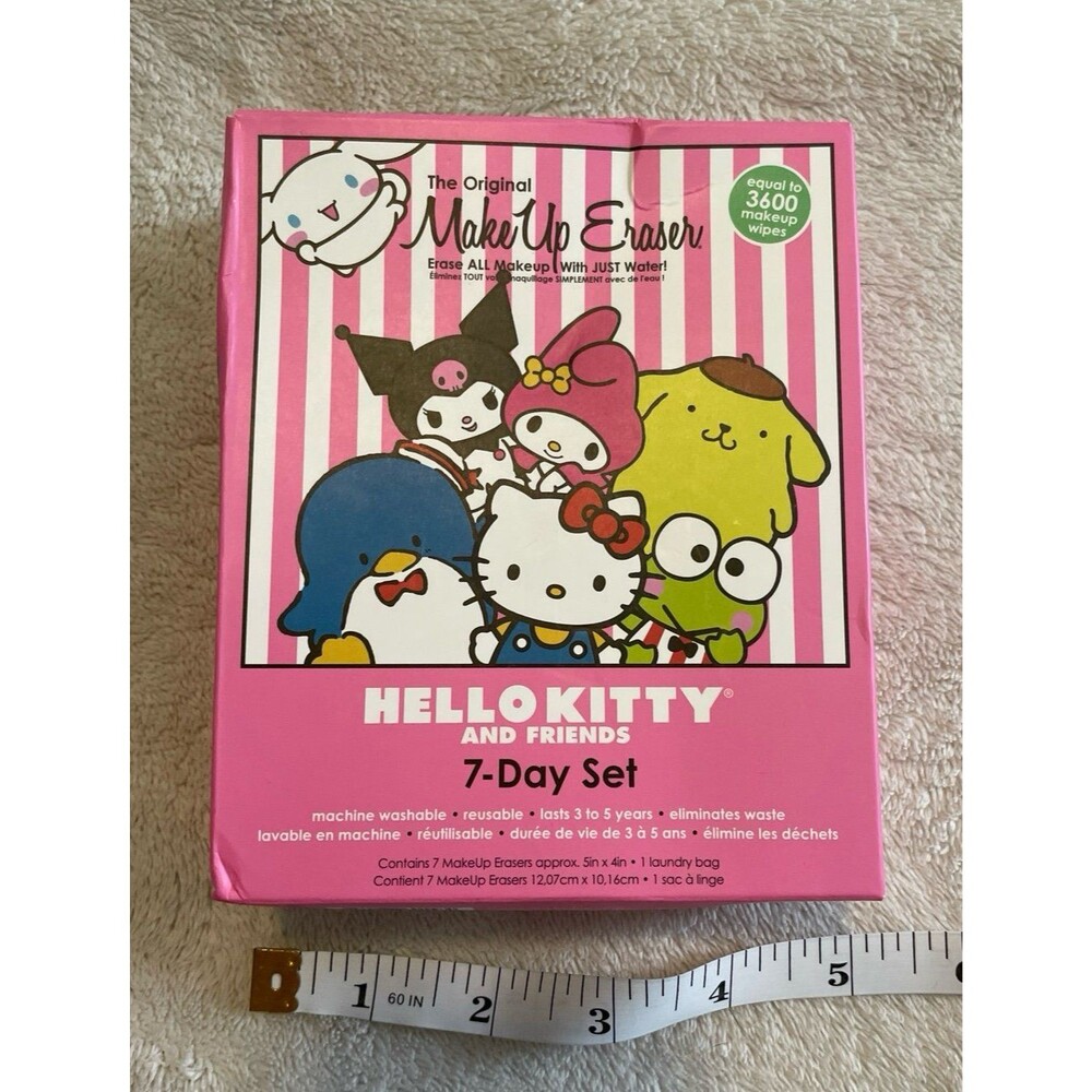 MAGIC ERASER face washcloths face wipes makeup remover Hello Kitty and friends 7